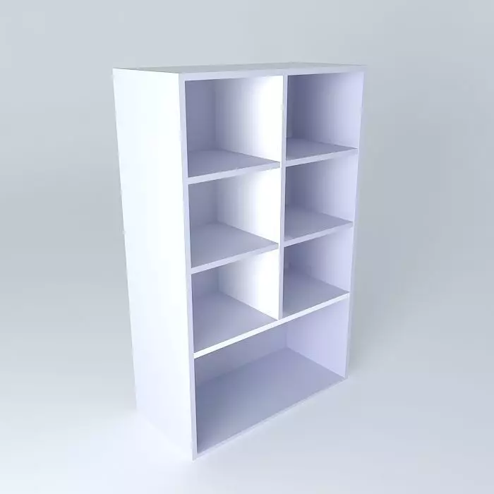 W0DMW bookcase Free 3D model