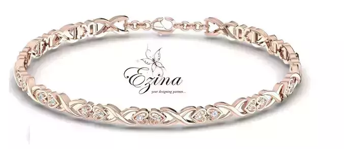 link bracelet  2 3D print model