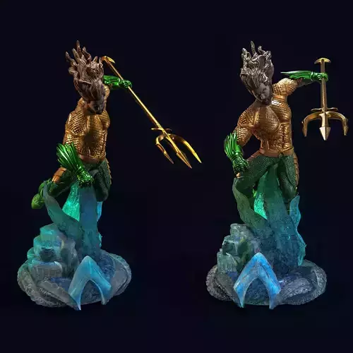 AQUAMAN octopus sculpture 3D print model