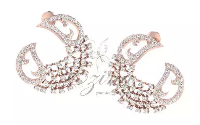 Fashion diamond  earing 7