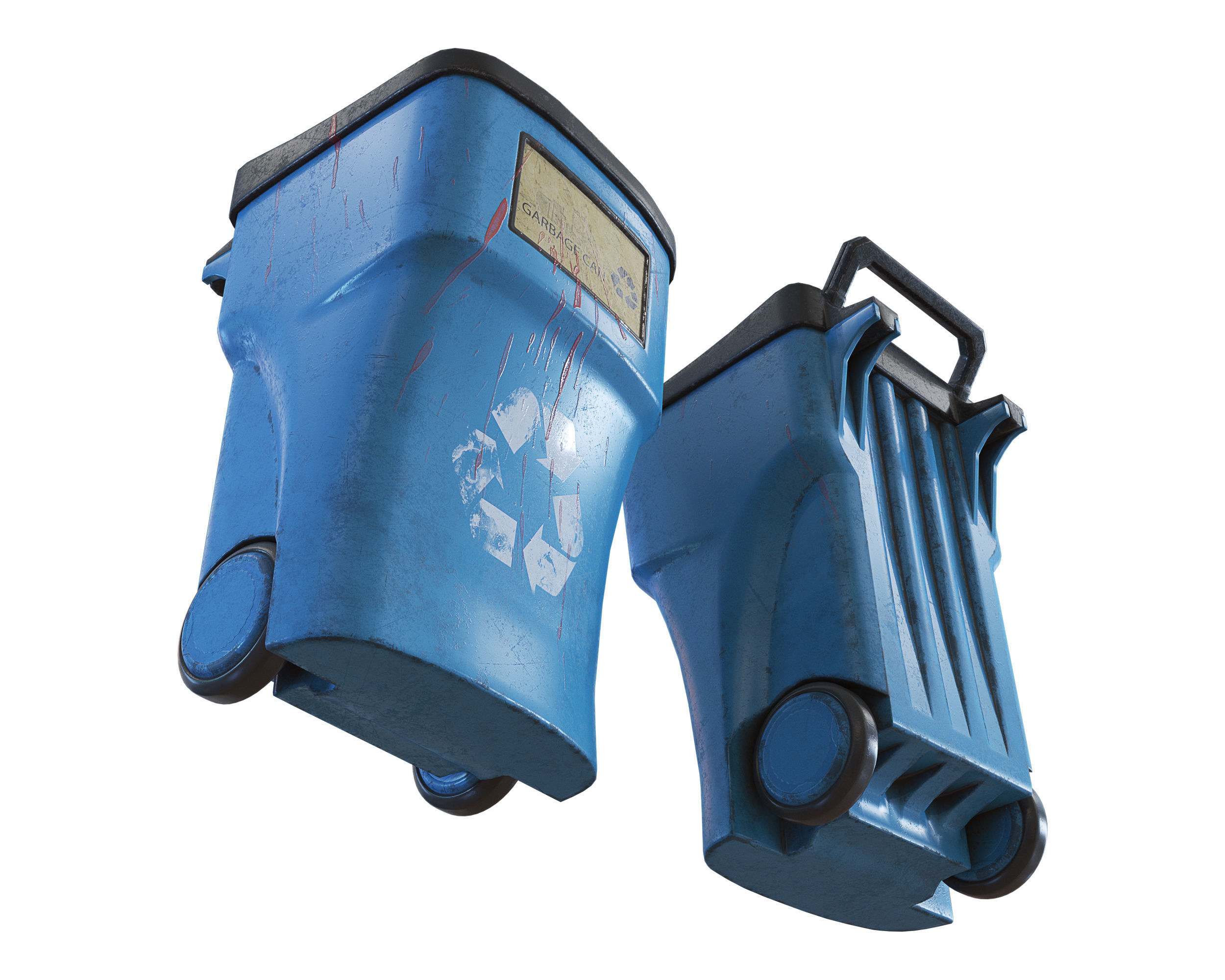 Trash can 3D model_1