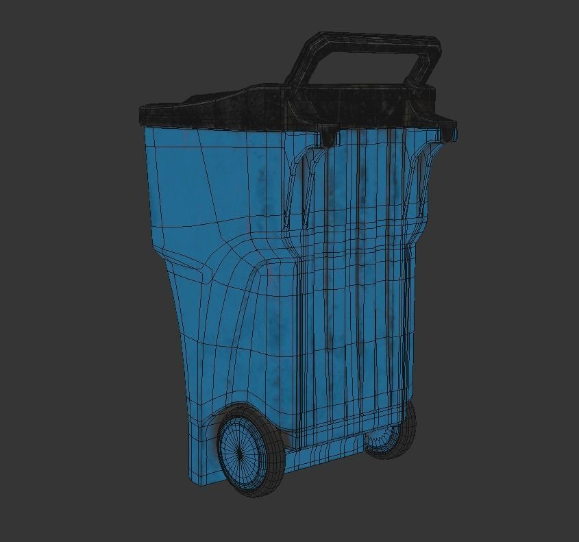 Trash can 3D model_8