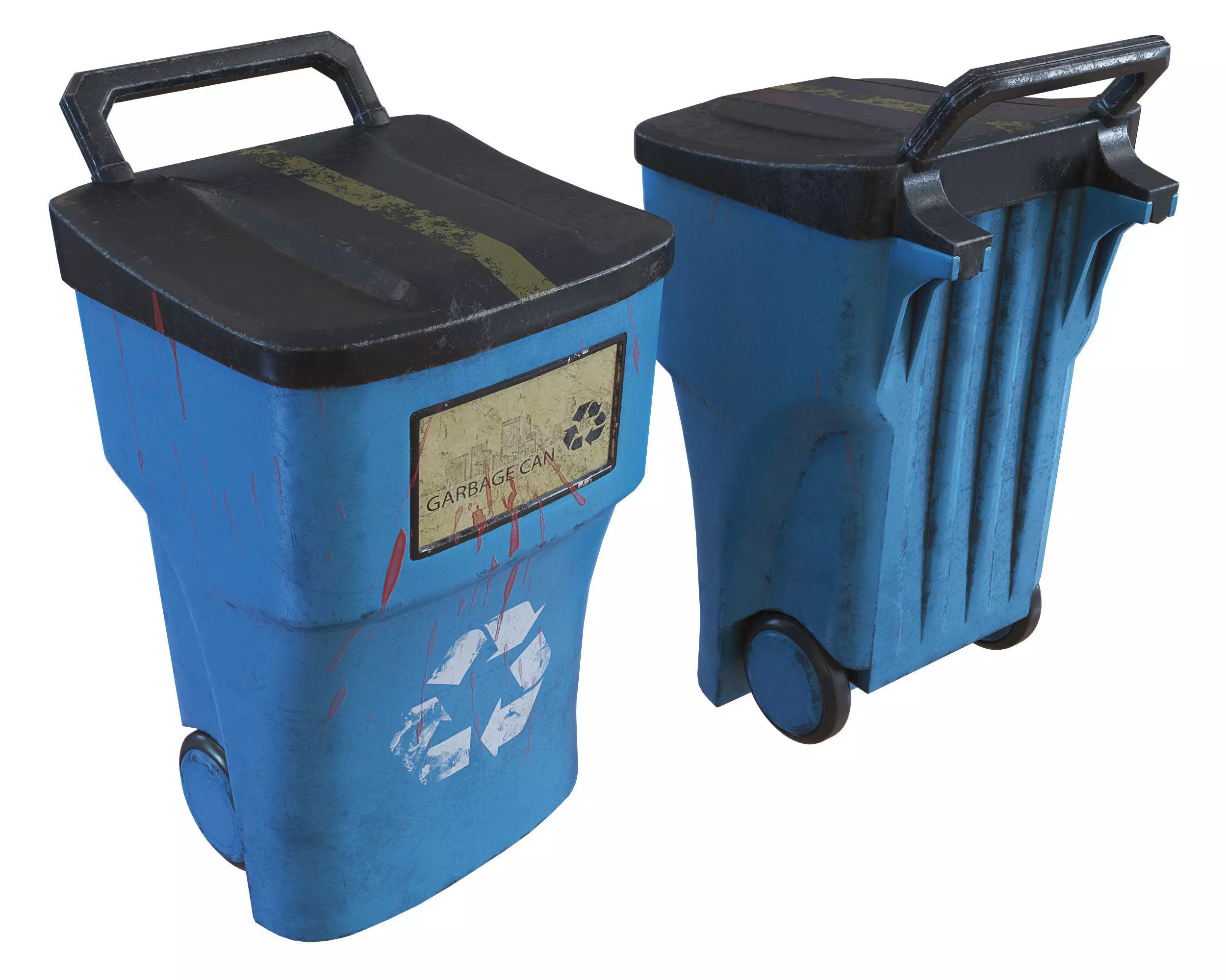 Trash can 3D model_0