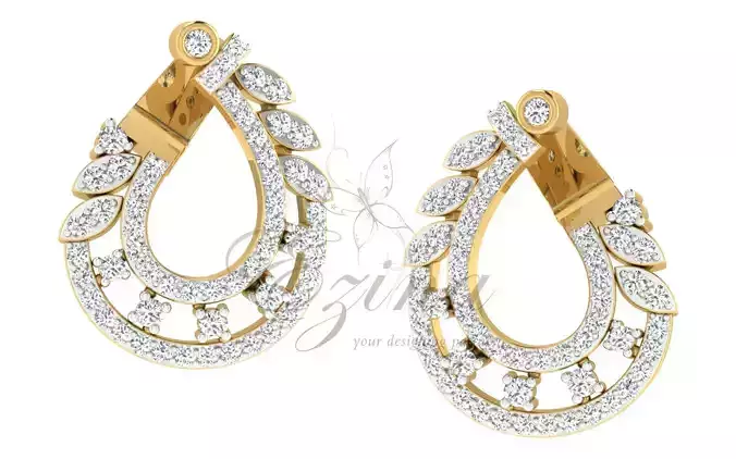 Fashion diamond  earing 2