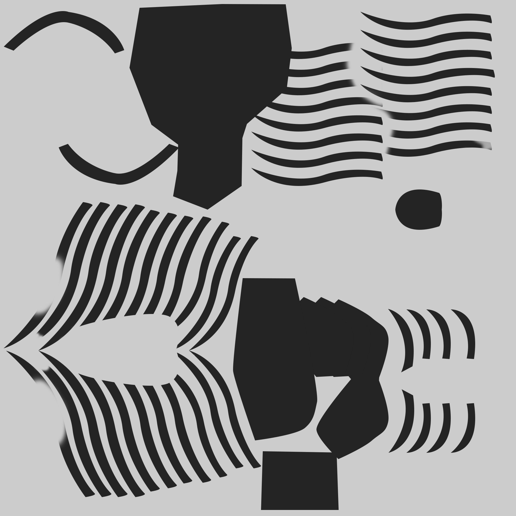 Zebra kangaroo 3D model_5