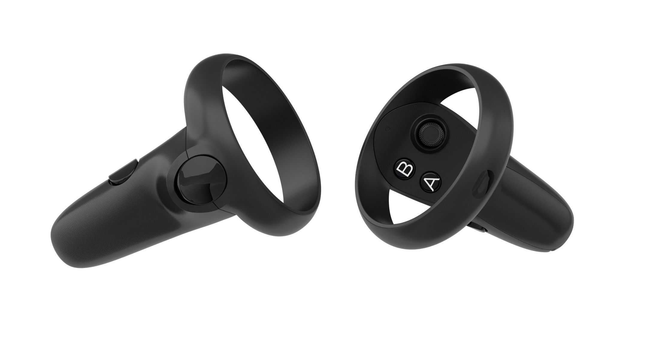 Oculus Quest Controllers 3D model_4