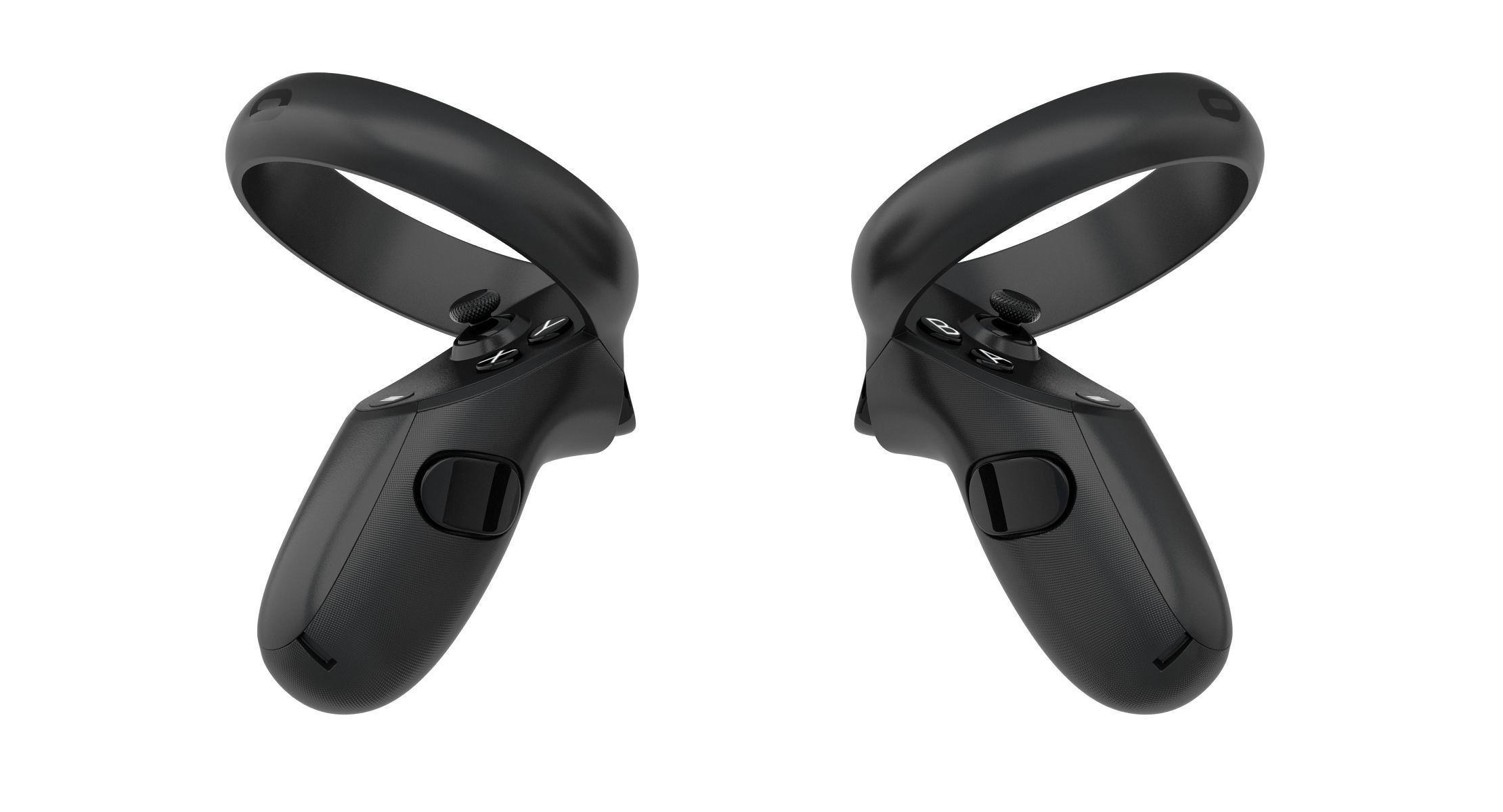 Oculus Quest Controllers 3D model_1