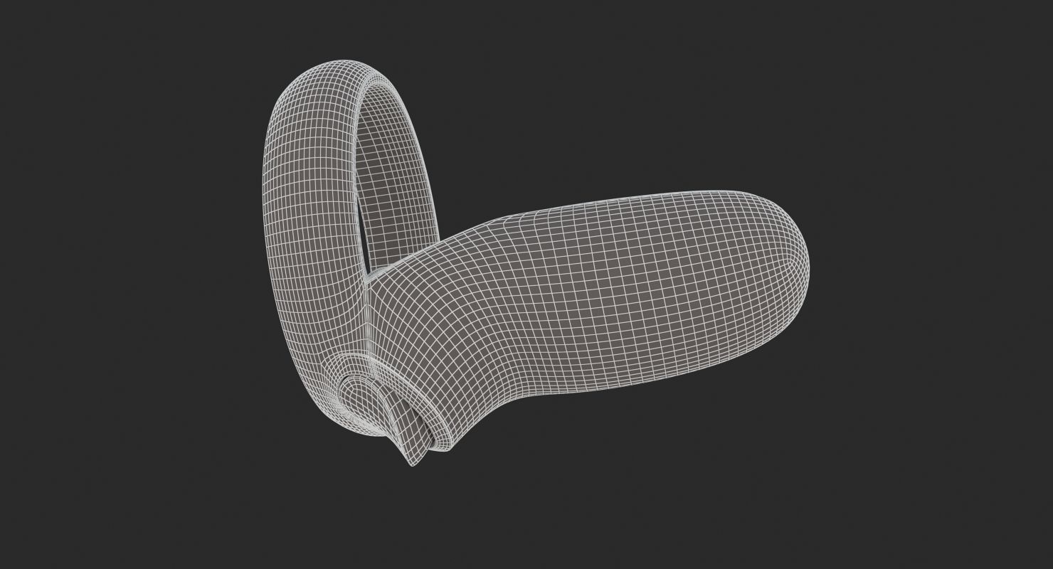 Oculus Quest Controllers 3D model_17