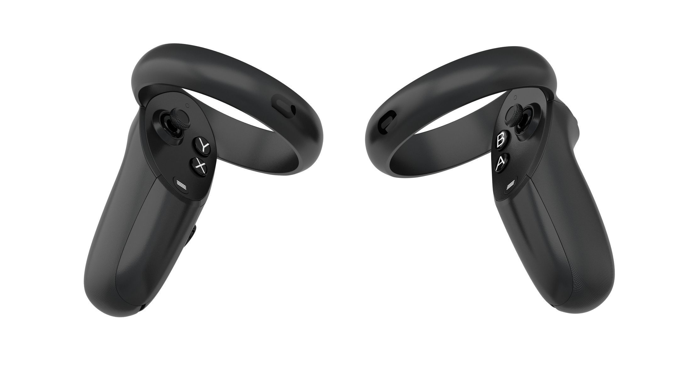 Oculus Quest Controllers 3D model_2