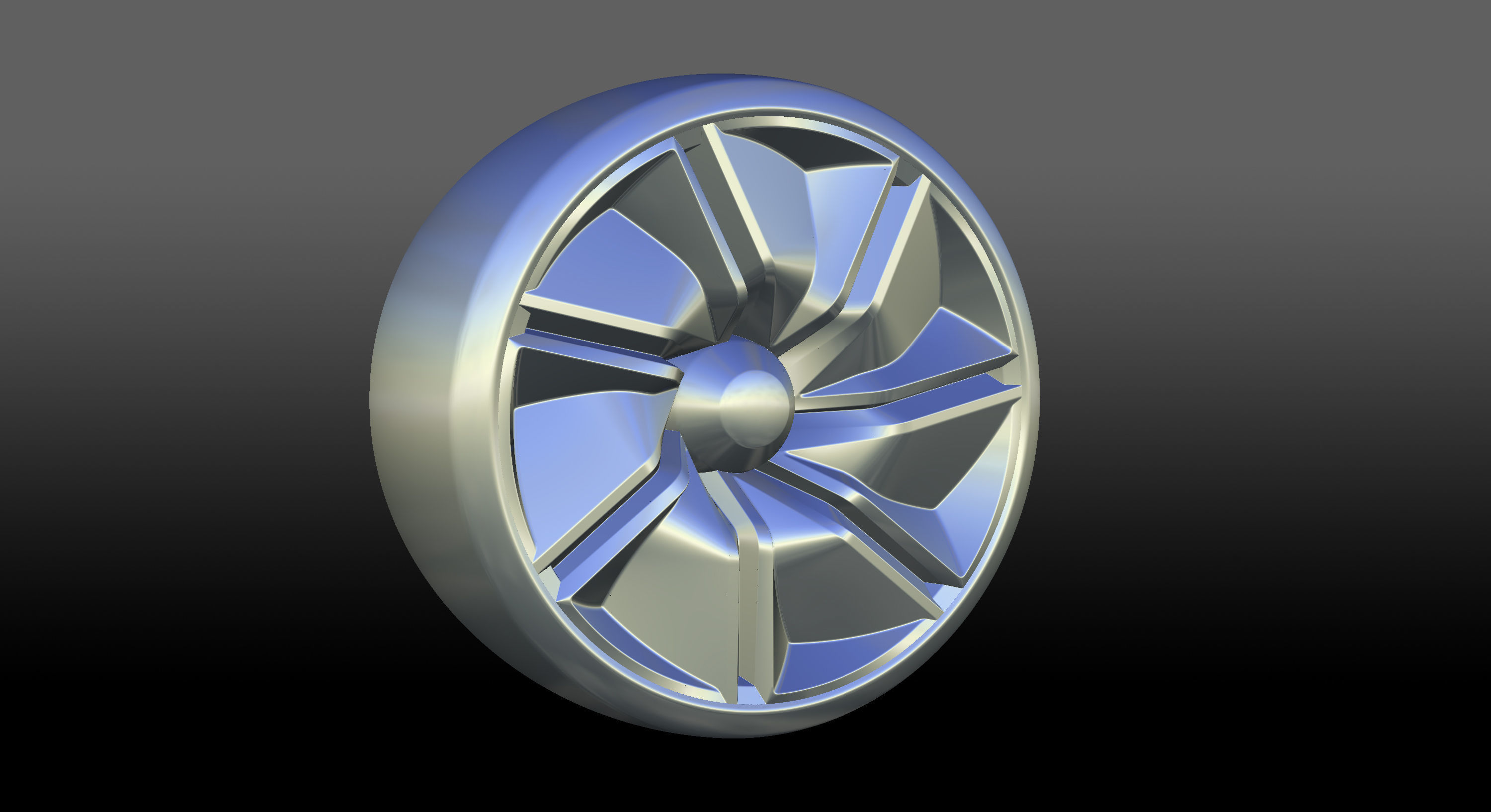 Infiniti Prototype 10 Concept rims 3D model_1
