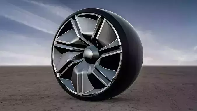 Infiniti Prototype 10 Concept rims 3D model