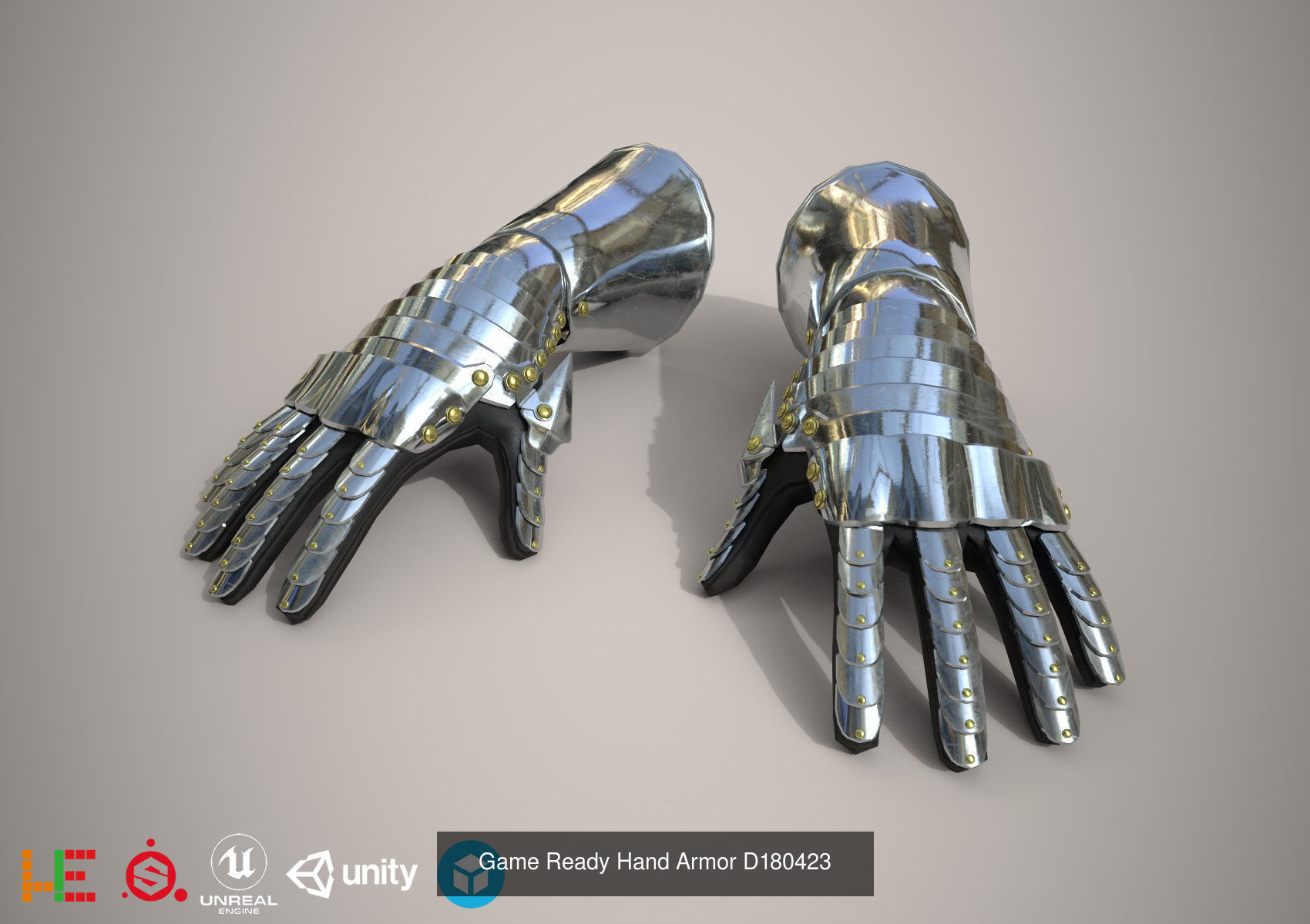 13 Model HIE Medieval Knight Pack  Game Ready 3D Model Collection_9