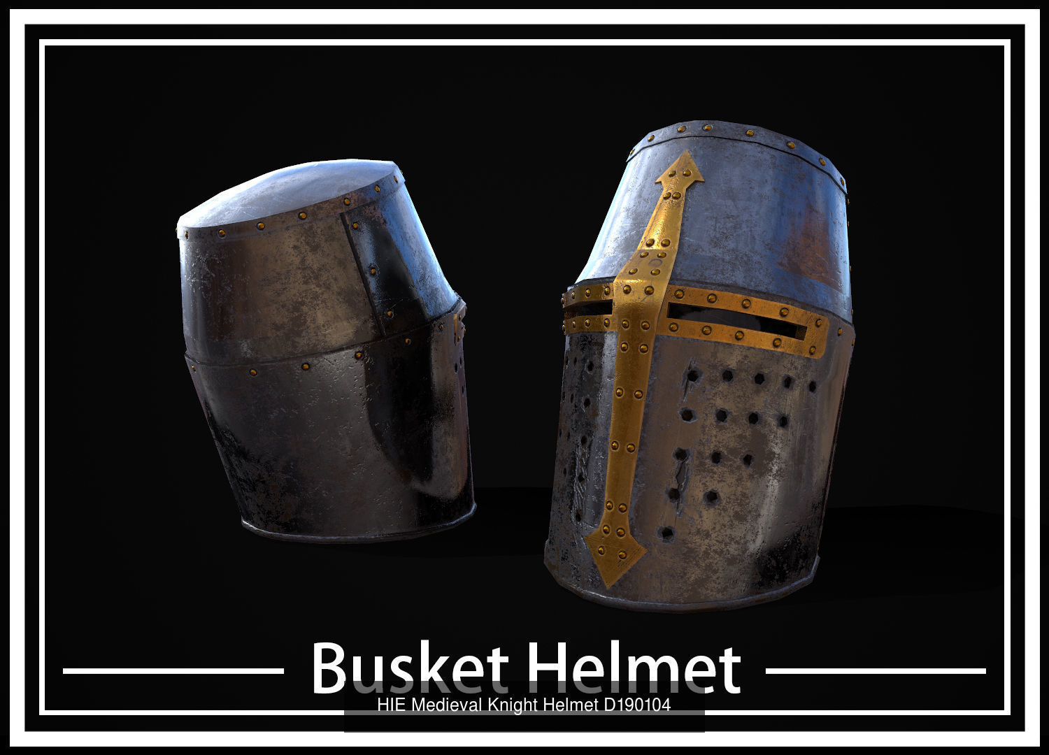 13 Model HIE Medieval Knight Pack  Game Ready 3D Model Collection_4