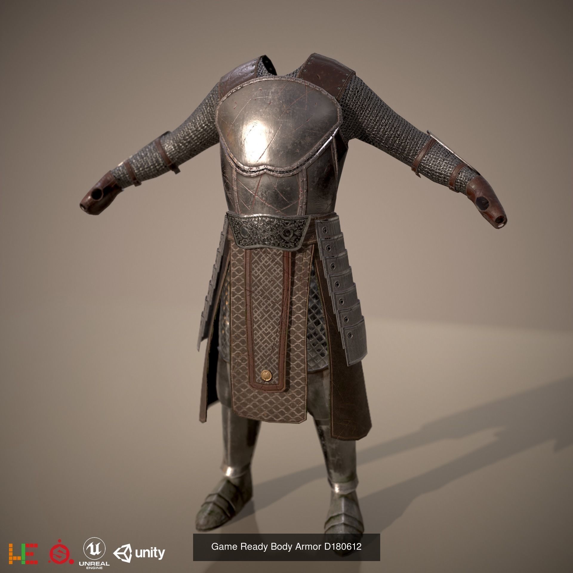 13 Model HIE Medieval Knight Pack  Game Ready 3D Model Collection_5