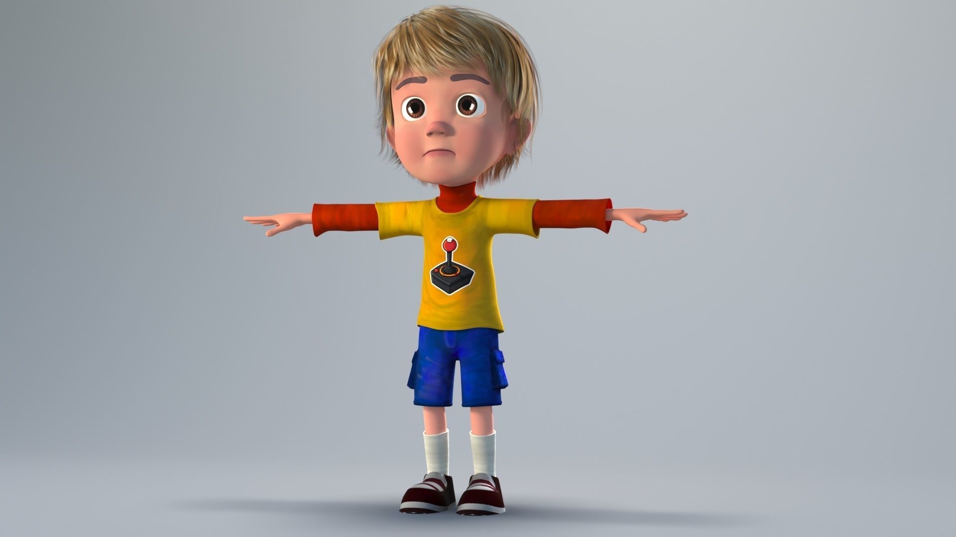CARTOON CHARACTER BUNDLE 2 3D model_26