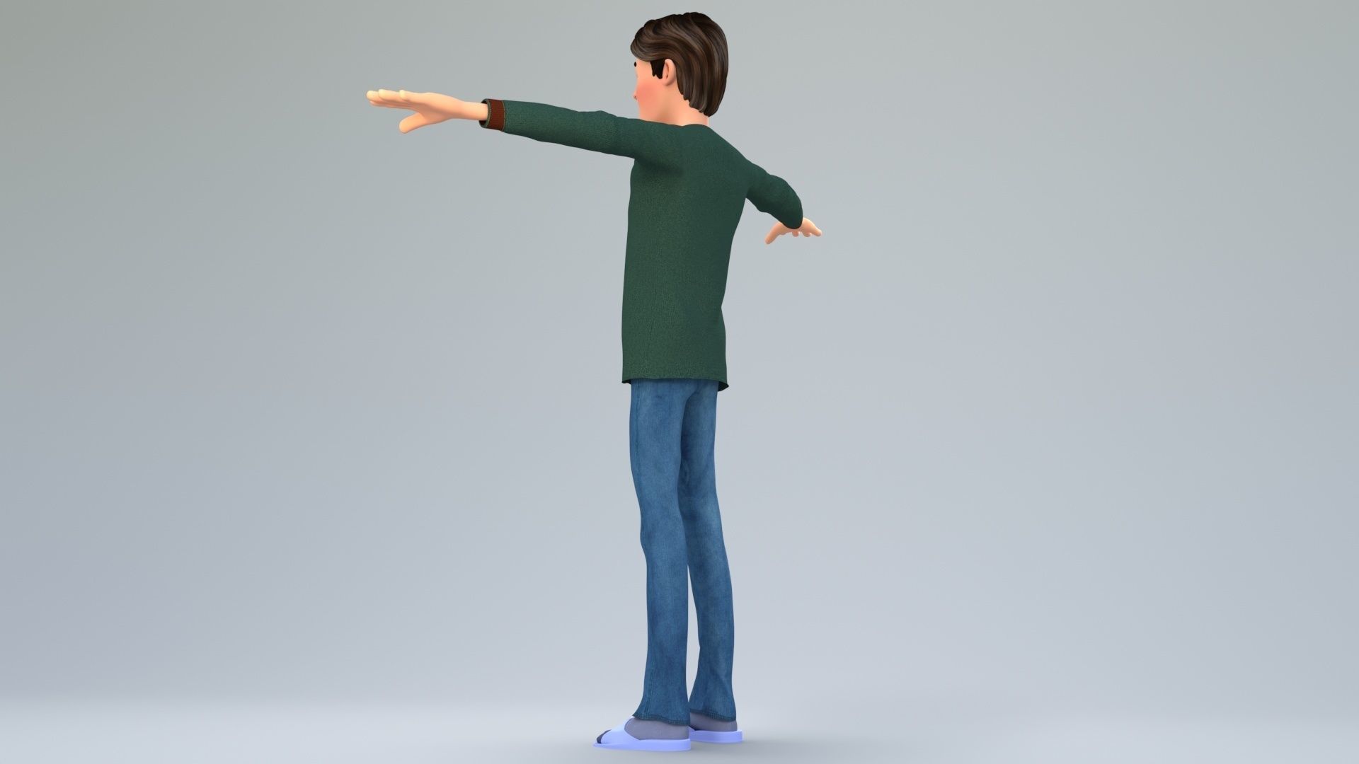 CARTOON CHARACTER BUNDLE 2 3D model_7