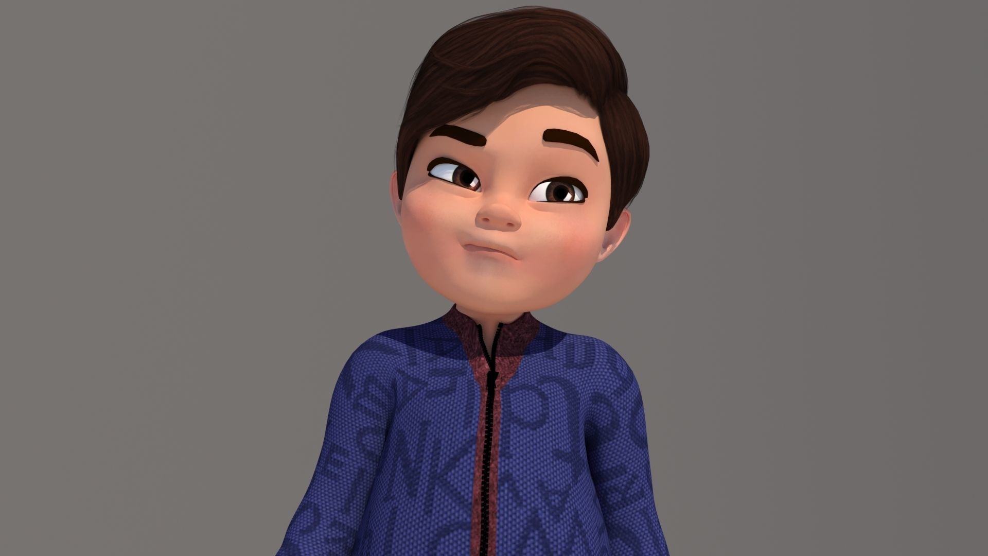 CARTOON CHARACTER BUNDLE 2 3D model_34