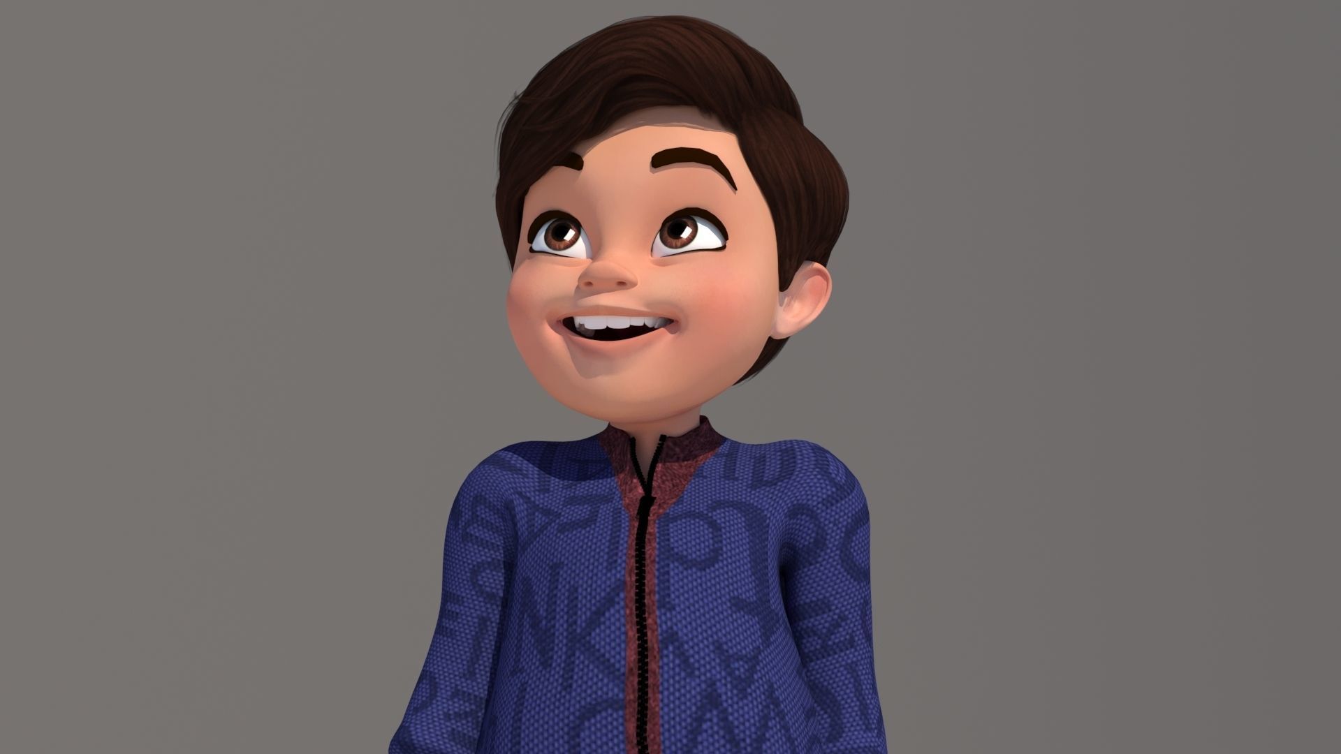 CARTOON CHARACTER BUNDLE 2 3D model_33