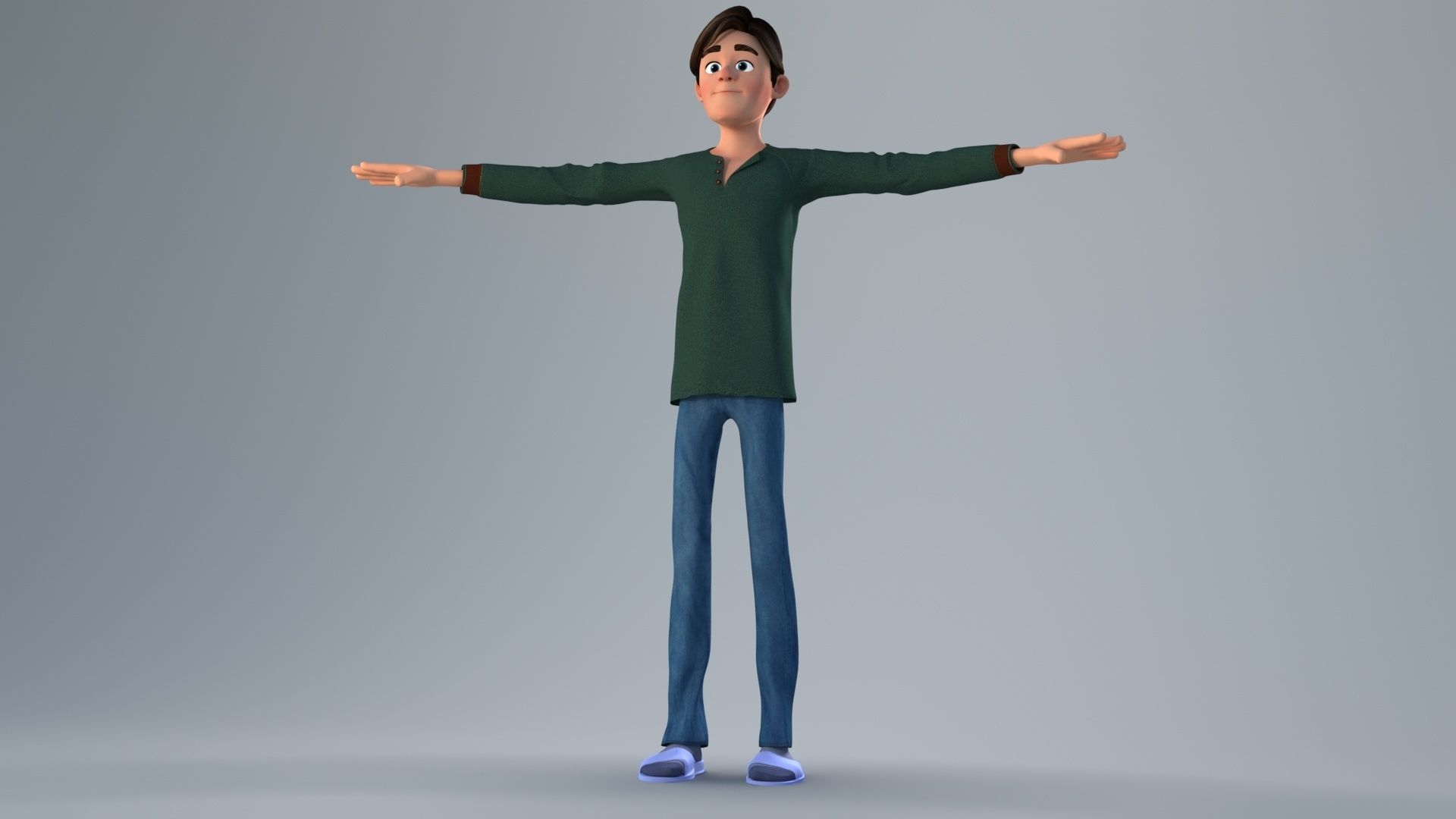 CARTOON CHARACTER BUNDLE 2 3D model_5