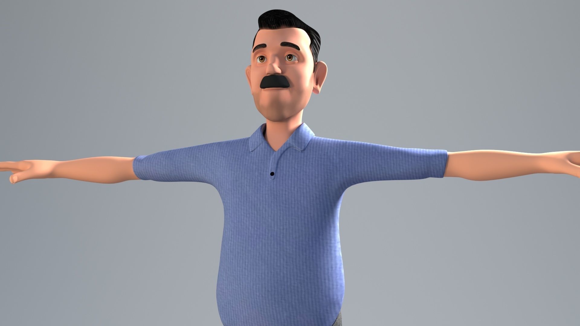 CARTOON CHARACTER BUNDLE 2 3D model_24