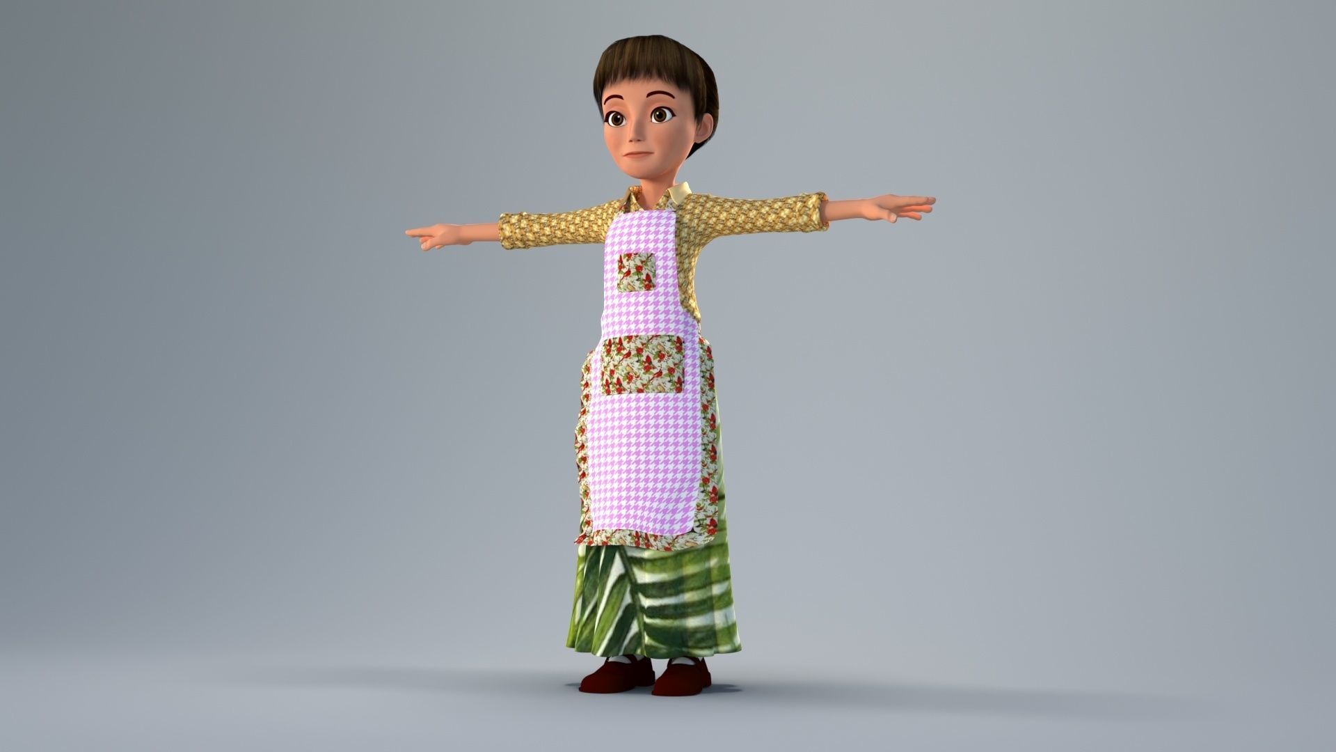 CARTOON CHARACTER BUNDLE 2 3D model_20