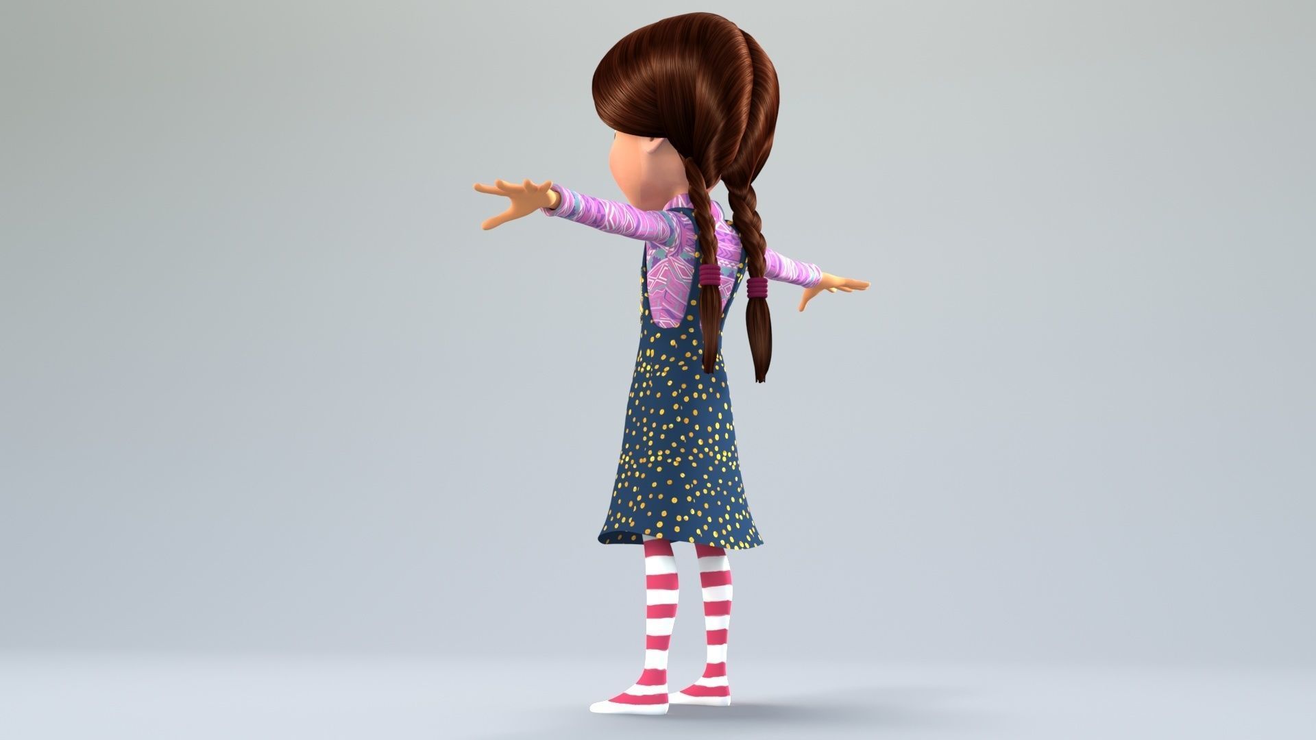 CARTOON CHARACTER BUNDLE 2 3D model_12