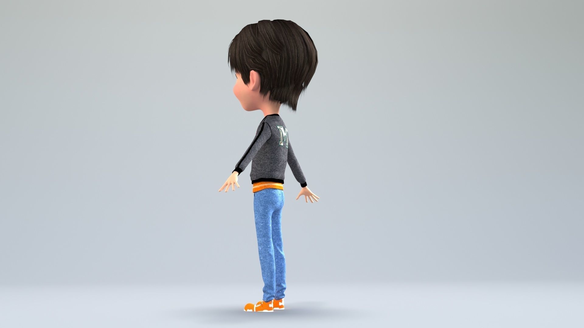 CARTOON CHARACTER BUNDLE 2 3D model_4