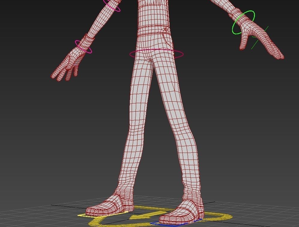 CARTOON CHARACTER BUNDLE 2 3D model_31