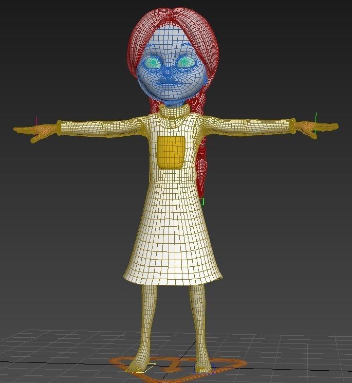 CARTOON CHARACTER BUNDLE 2 3D model_29