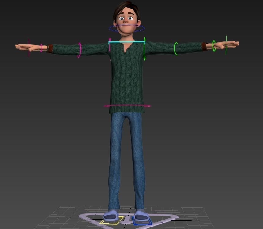 CARTOON CHARACTER BUNDLE 2 3D model_30