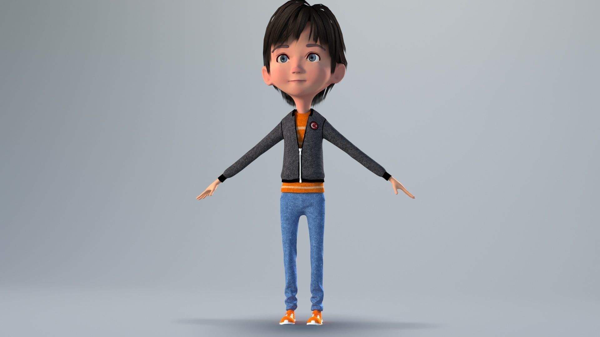 CARTOON CHARACTER BUNDLE 2 3D model_2