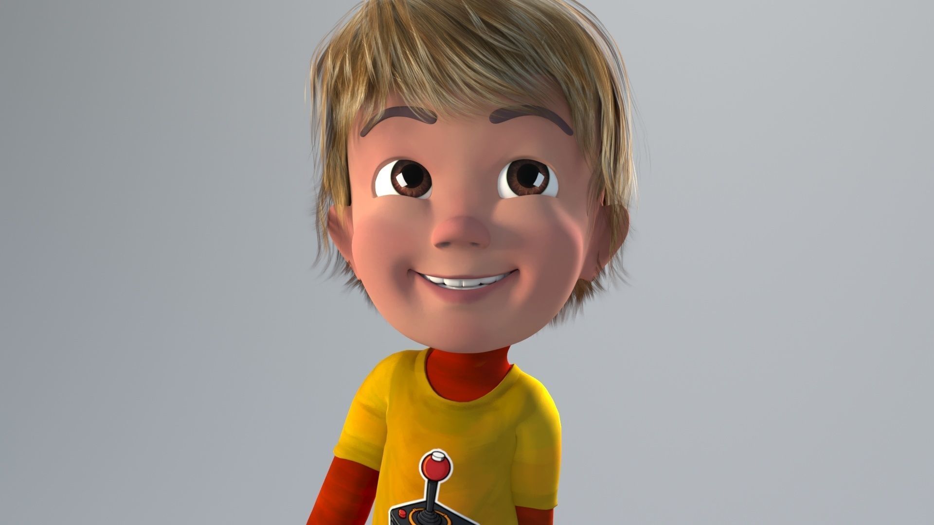 CARTOON CHARACTER BUNDLE 2 3D model_27