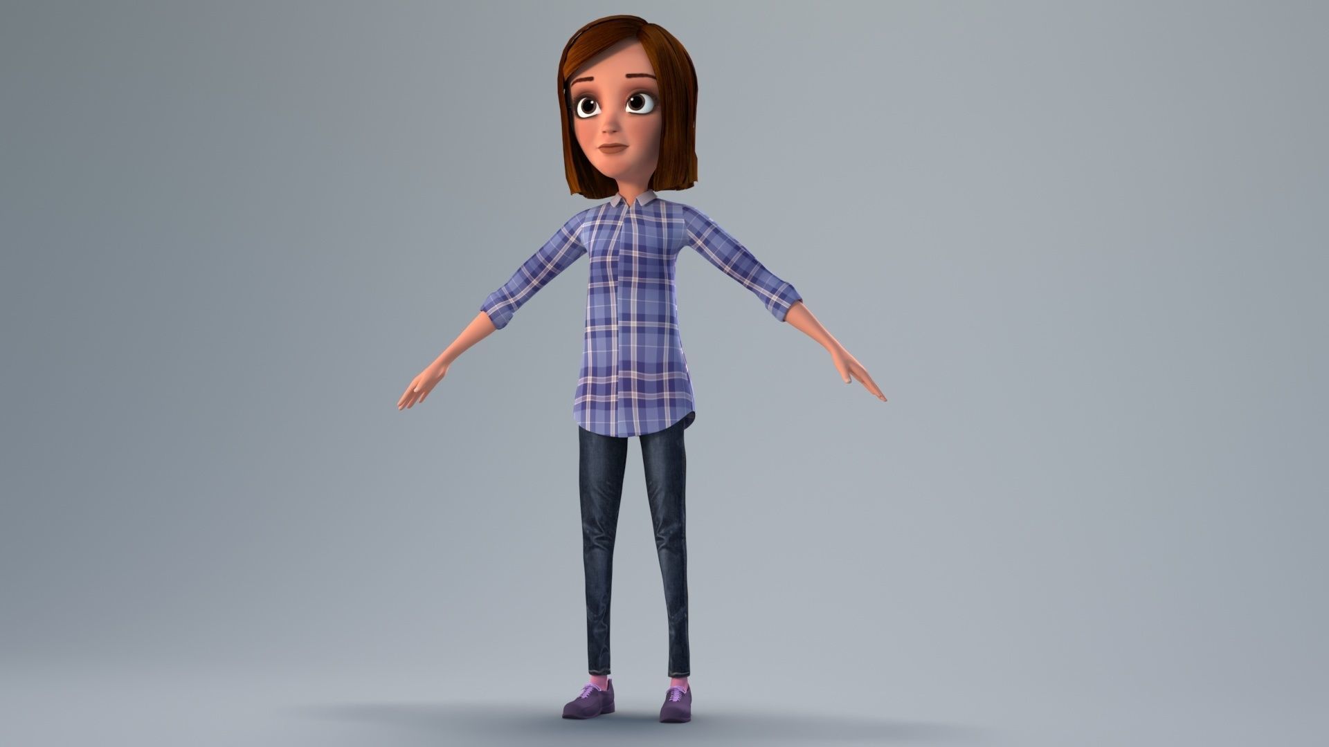 CARTOON CHARACTER BUNDLE 2 3D model_8