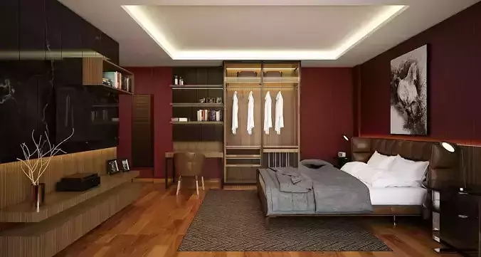 3 Bedroom modern with wood flooring and walls