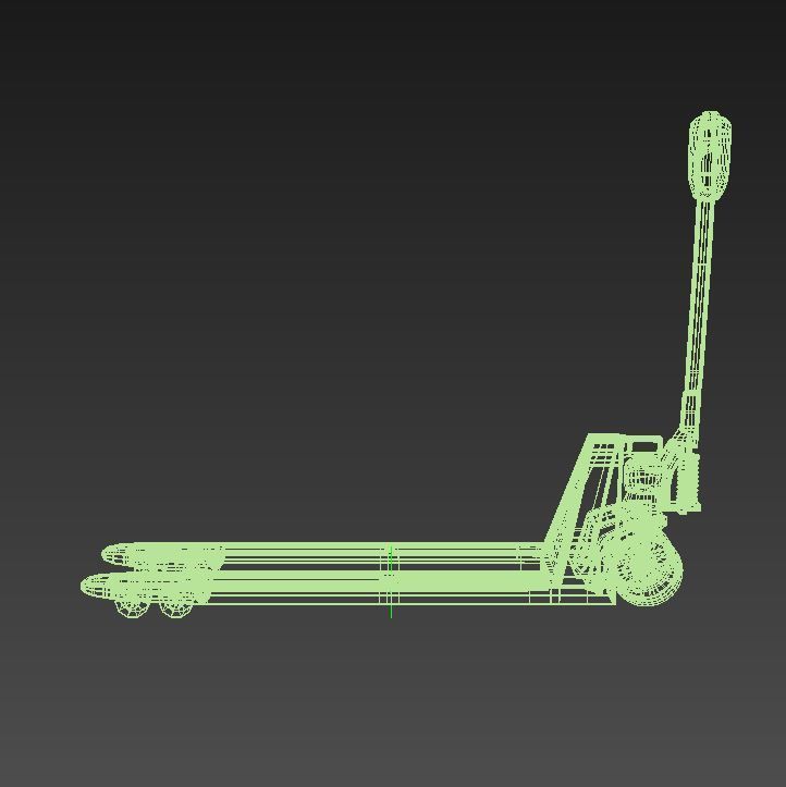 Toyota LHM230 Transpallet Low-poly 3D model_11