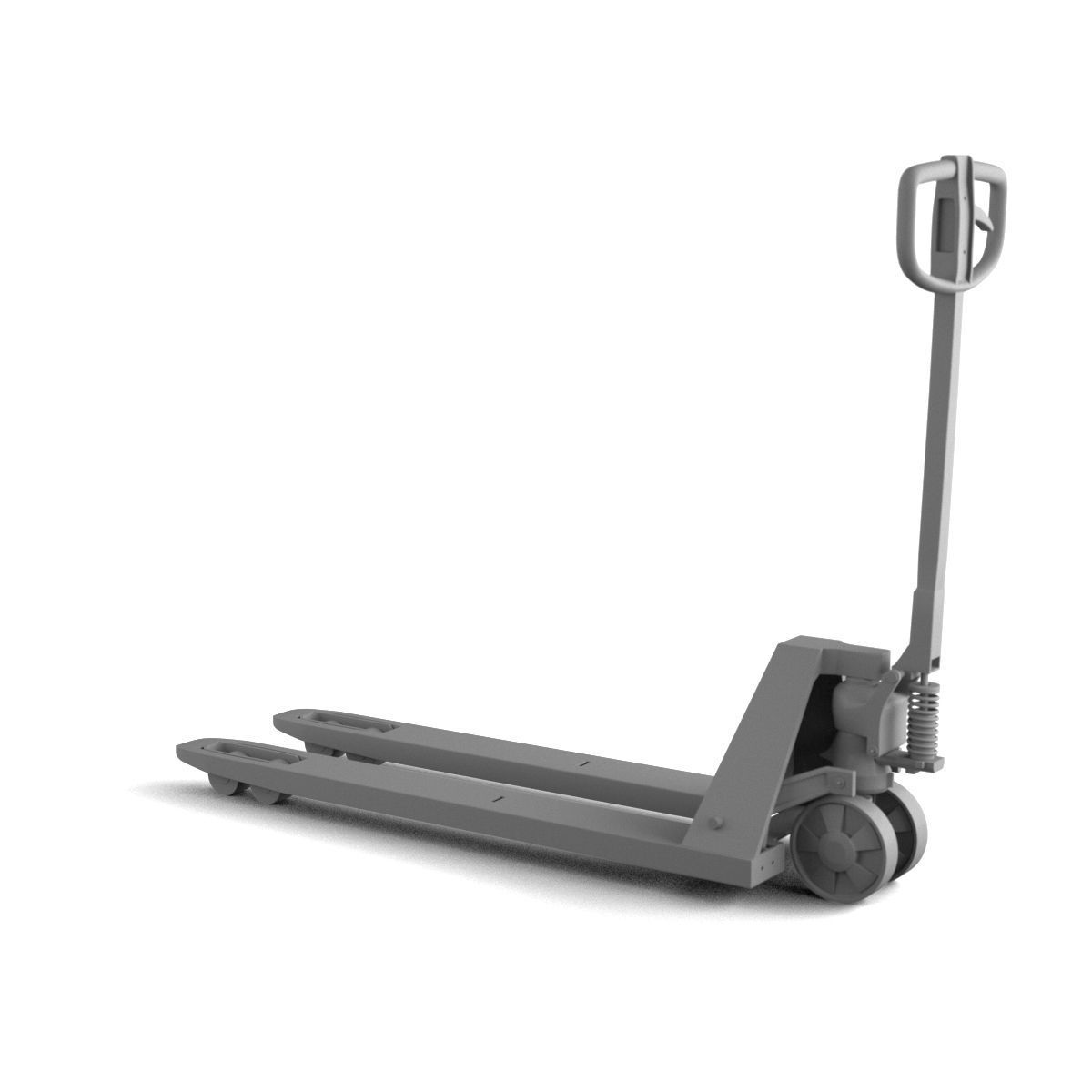 Toyota LHM230 Transpallet Low-poly 3D model_4