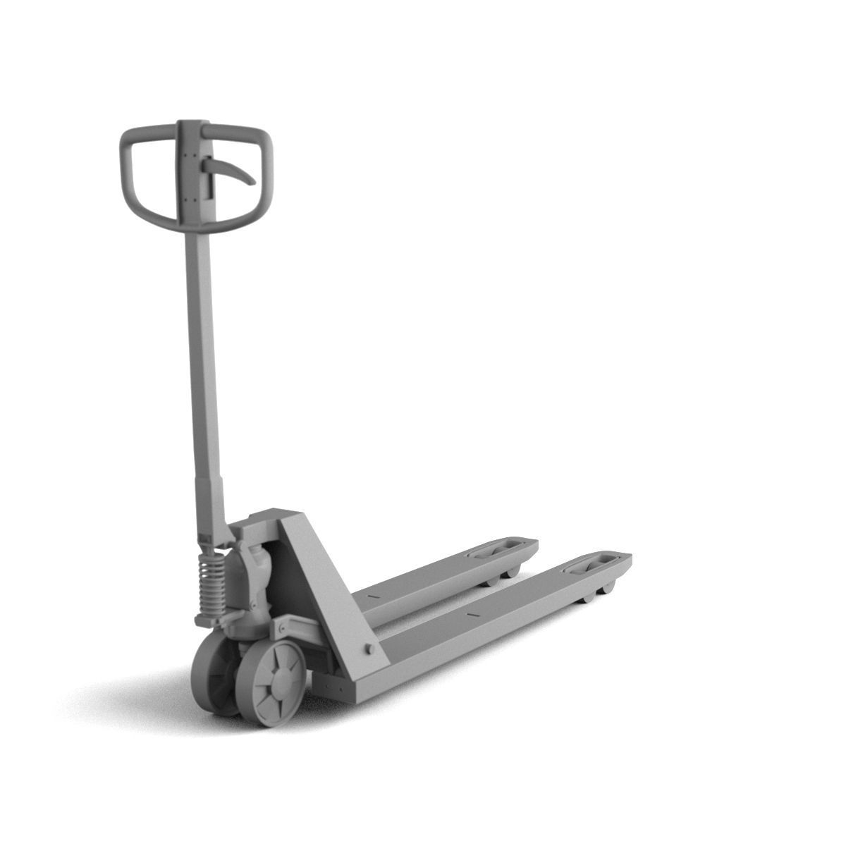 Toyota LHM230 Transpallet Low-poly 3D model_3