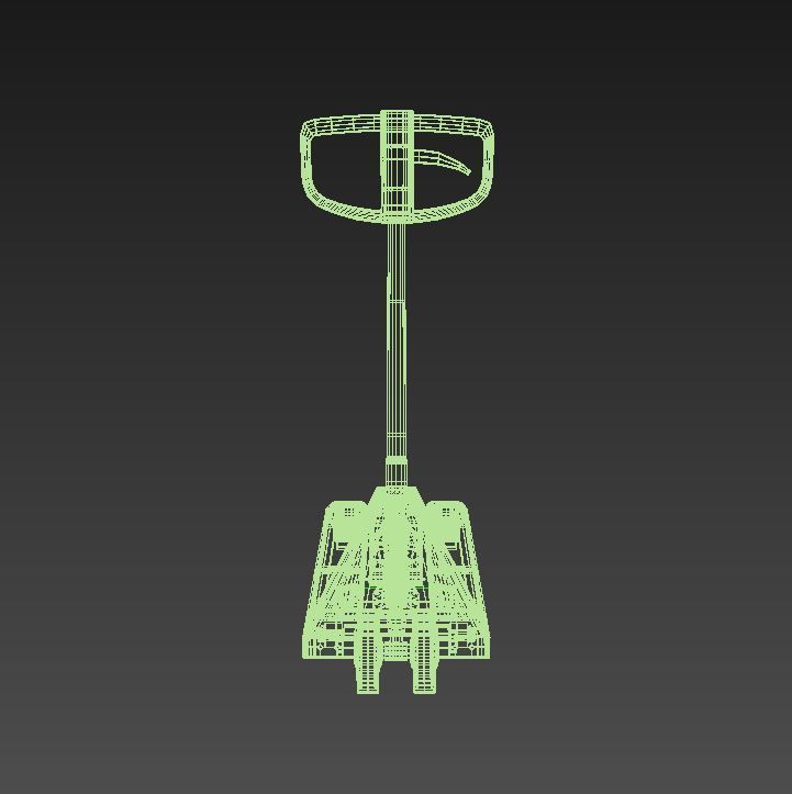 Toyota LHM230 Transpallet Low-poly 3D model_10