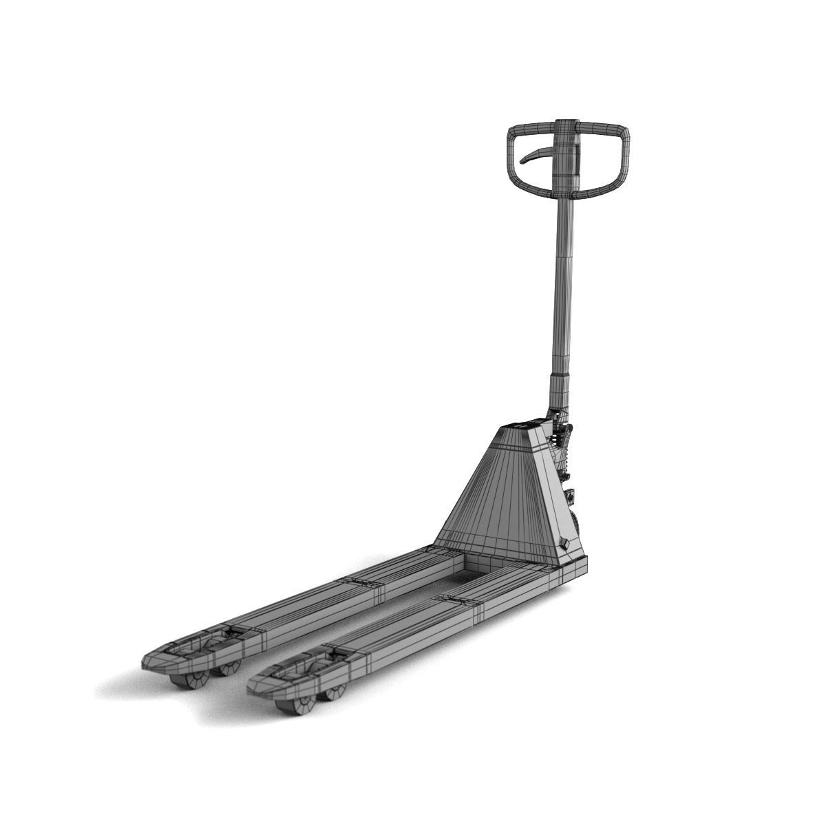 Toyota LHM230 Transpallet Low-poly 3D model_8