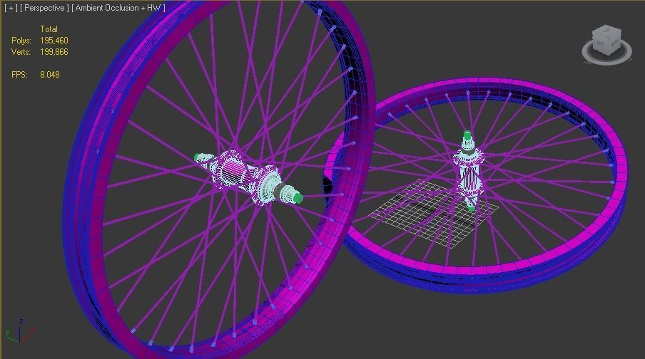 bmx wheelset 3D model_6