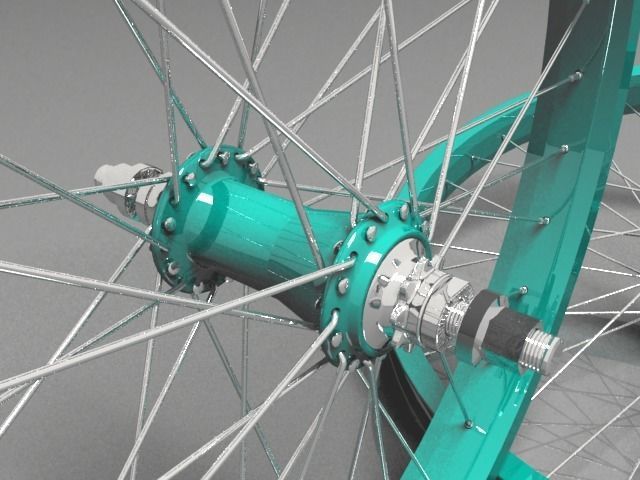 bmx wheelset 3D model_1