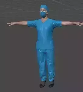 Doctor and Nurse 3D model