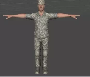 Soldier Free 3D model
