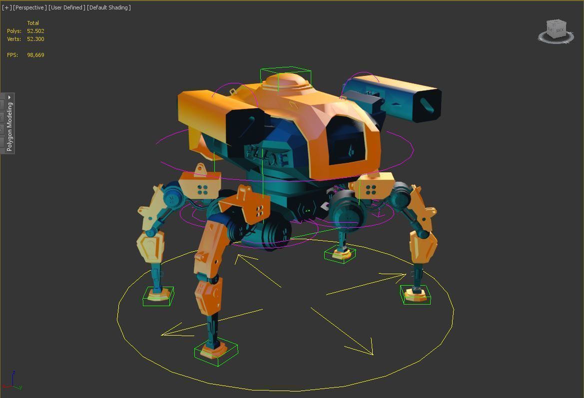 SPIDER MECHA 3D model_4