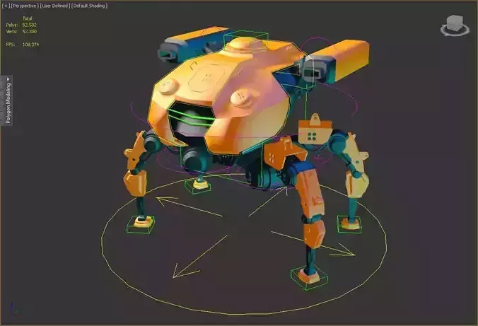SPIDER MECHA 3D model