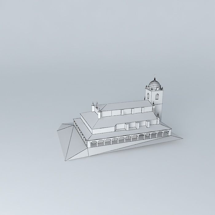 Legazpi Church Free 3D model_4