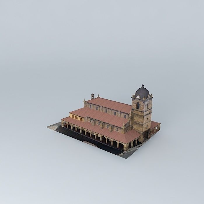 Legazpi Church Free 3D model_1