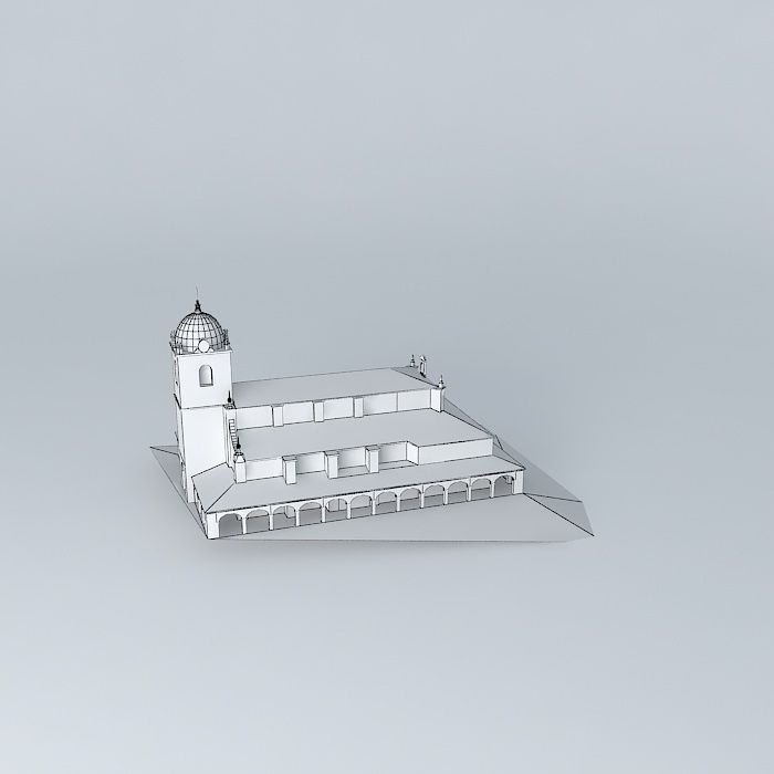 Legazpi Church Free 3D model_3