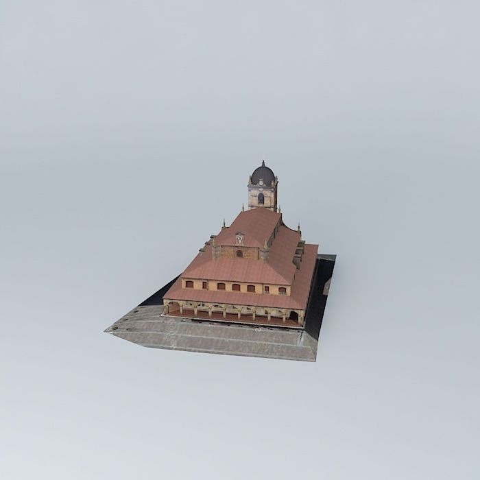 Legazpi Church Free 3D model_2