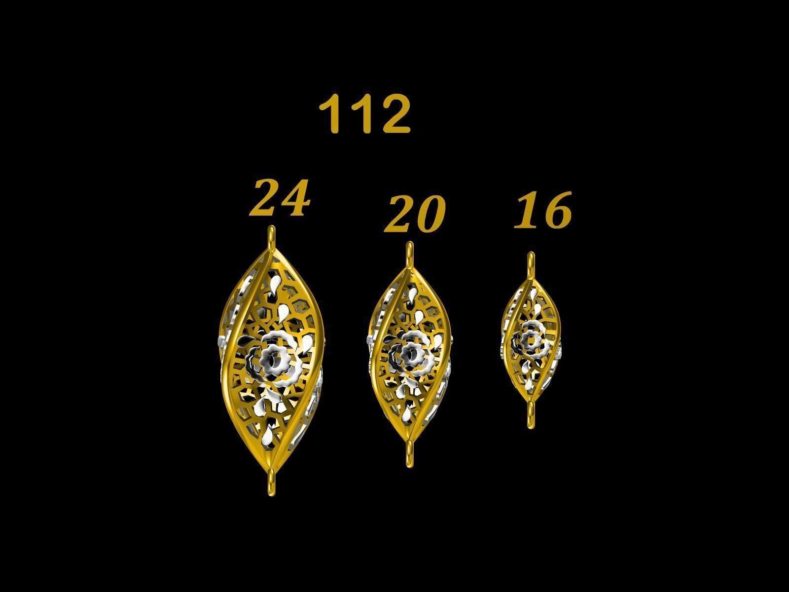 Collection of 75  Chain accessory Para Balls  Studded and Plain 3D print model_13